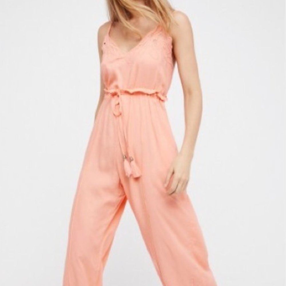 Free People | Fonda Embroidered Jumpsuit